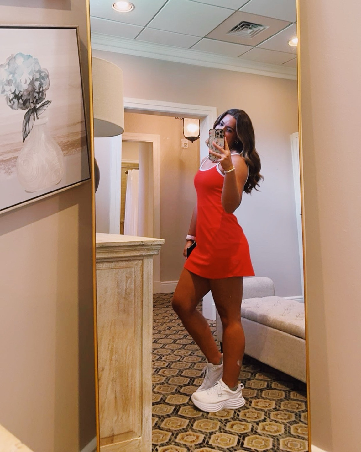 athletic but cute ootd!!!! 

**the dress linked is a little different but is still as adorable! 

#LTKStyleTip #LTKActive #LTKBeauty