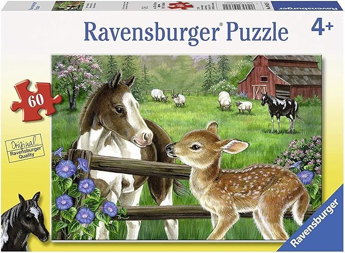 Ravensburger New Neighbors 60 Piece Jigsaw Puzzle for Kids – Every Piece is Unique, Pieces Fit ... | Amazon (US)