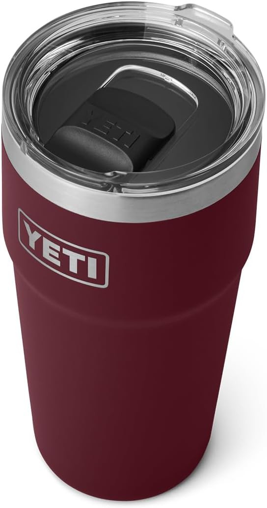 YETI Rambler 20 oz Stackable Tumbler, Stainless Steel, Vacuum Insulated with MagSlider Lid | Amazon (US)