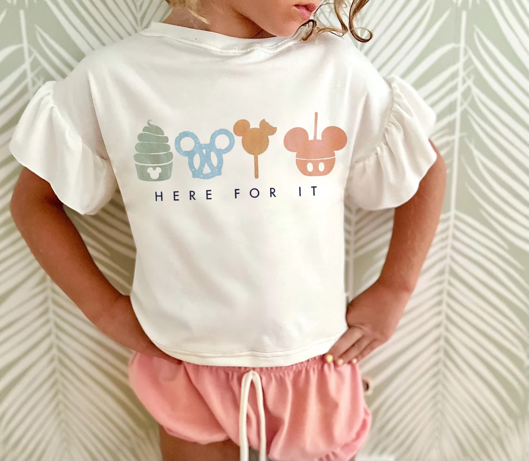 Disney Snacks Tee, Disney Vacation Tee kids & baby Disney Outfit, Girls Disney Outfit, Kids Micke... | Etsy (US)