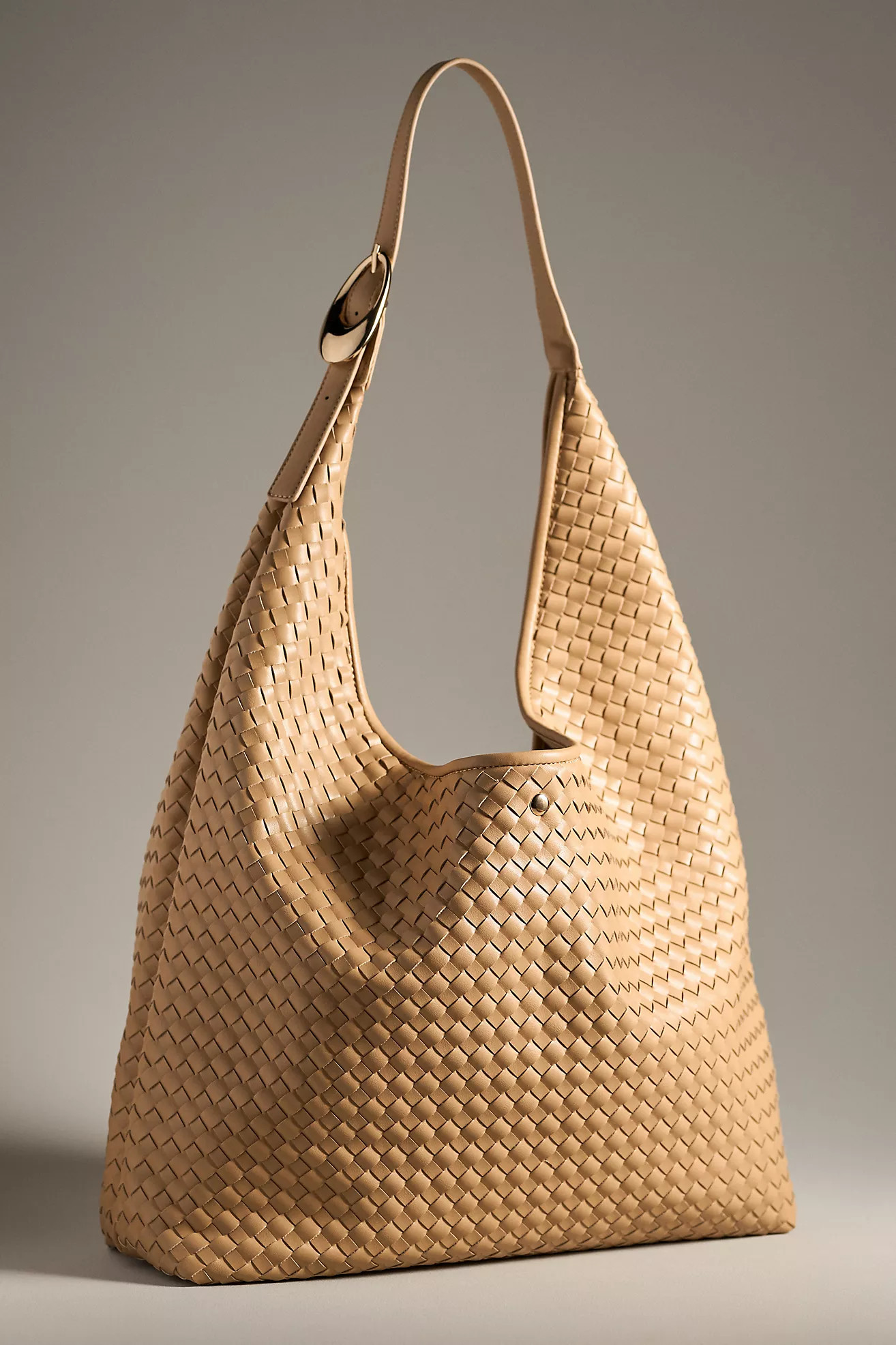 The Love Knot Slouchy Bag: Woven Buckle Edition | Anthropologie (US)