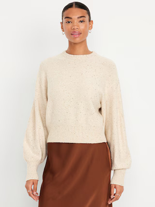 SoSoft Crew-Neck Sequin Sweater | Old Navy (US)