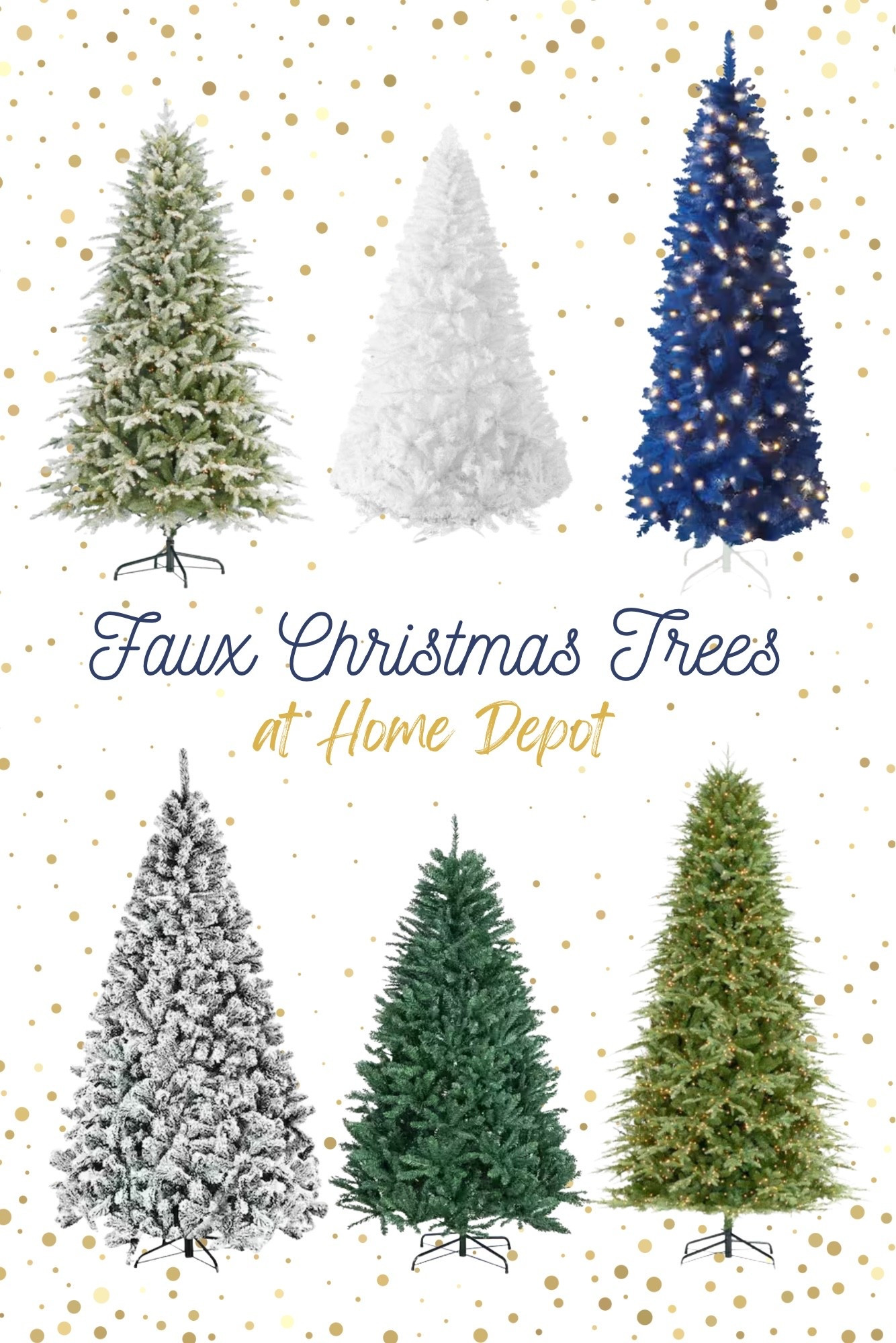 Home Depot has a great selection of faux Christmas trees for every style and budget! Whether you like pre lit, tall and skinny, short, dark green, light green, flocked, special colors, they have so many options! Check them out if you’re in the market for a new tree this year 🌲 

#LTKHoliday #LTKSeasonal #LTKHome