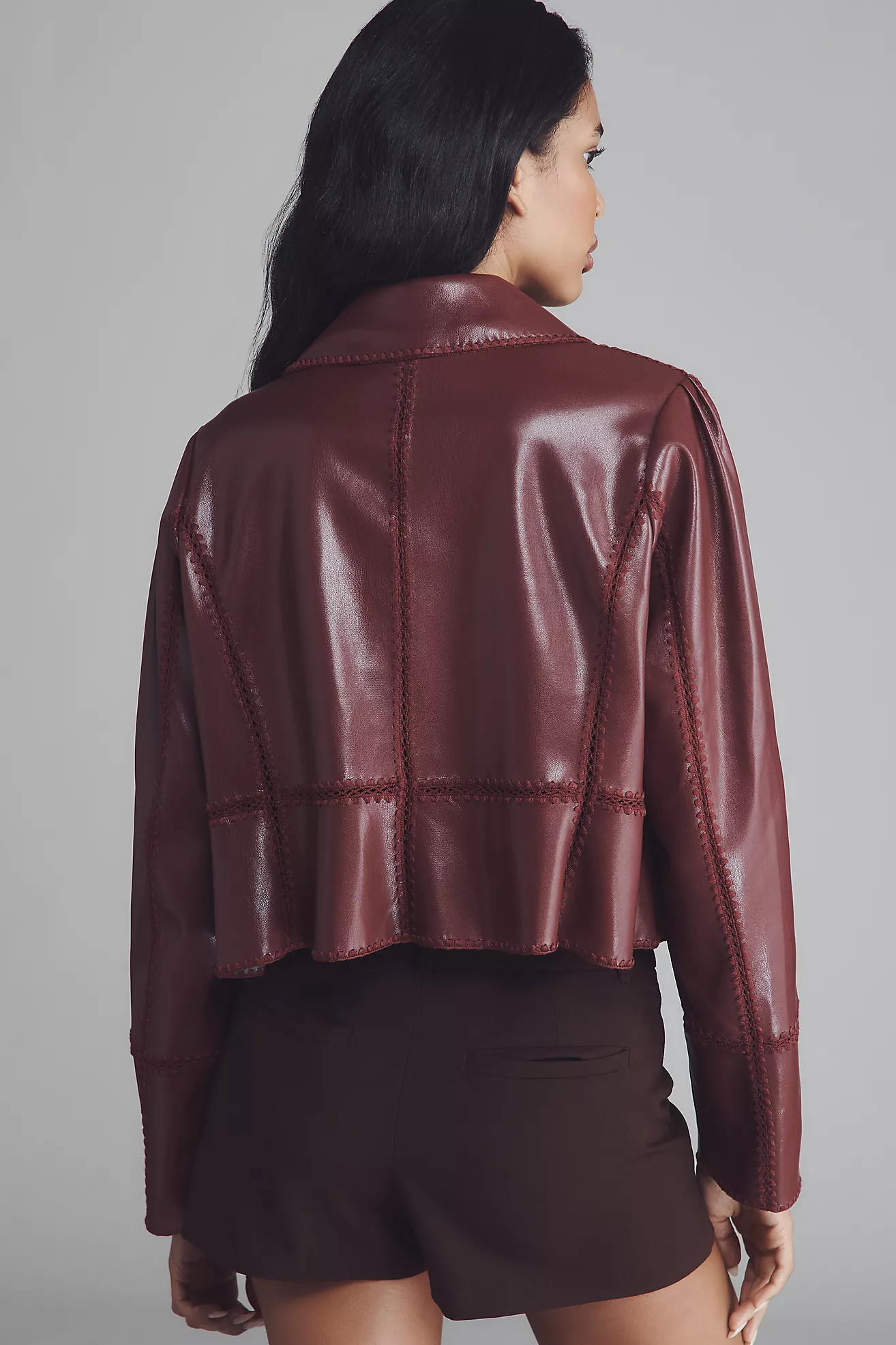 By Anthropologie Faux-Leather Jacket | Anthropologie (US)