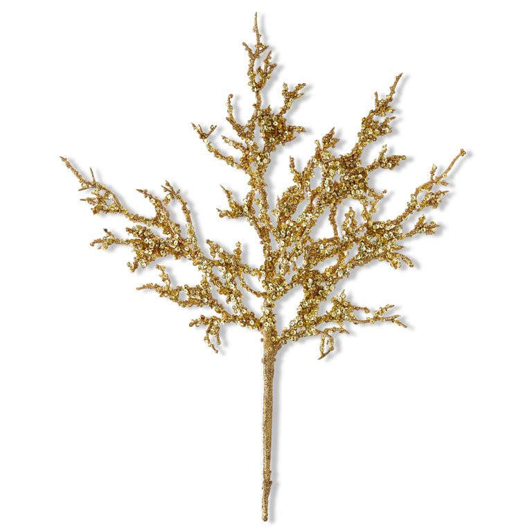 Gold Glitter Christmas Pick, 16 in, by Holiday Time | Walmart (US)