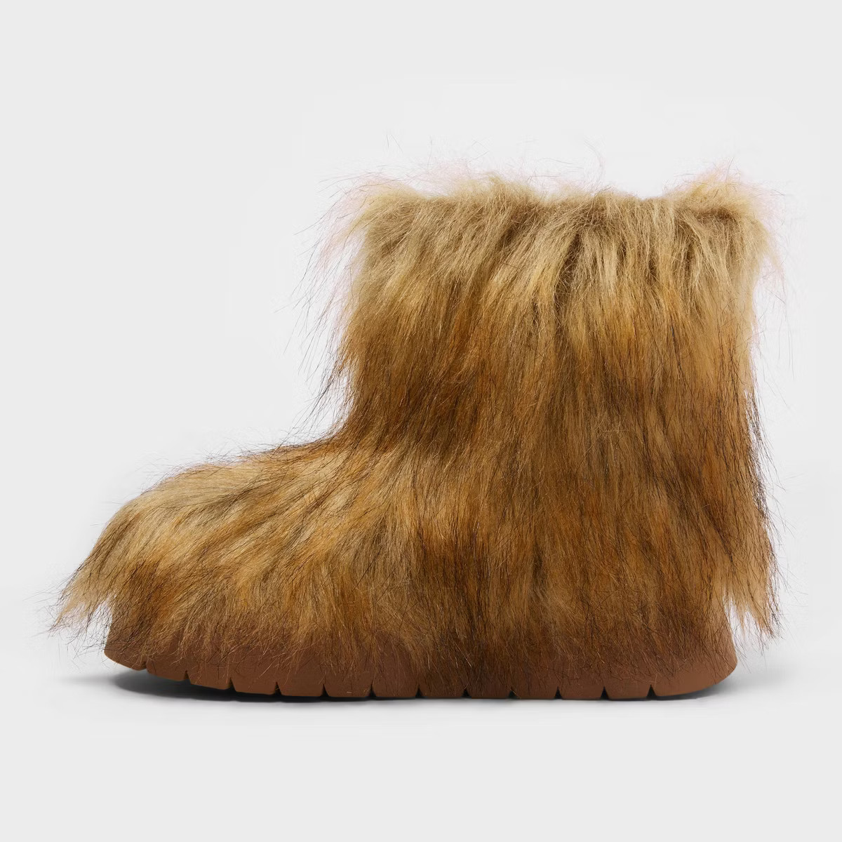 Women’s Terra Faux Fur Boots with Memory Foam Insole – A New Day™ Light Brown | Target