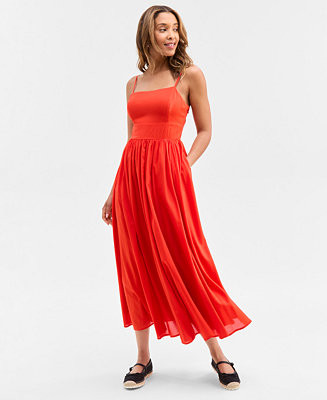 On 34th Women's Square-neck Maxi Dress, Exclusively at Macy's - Macy's | Macy's