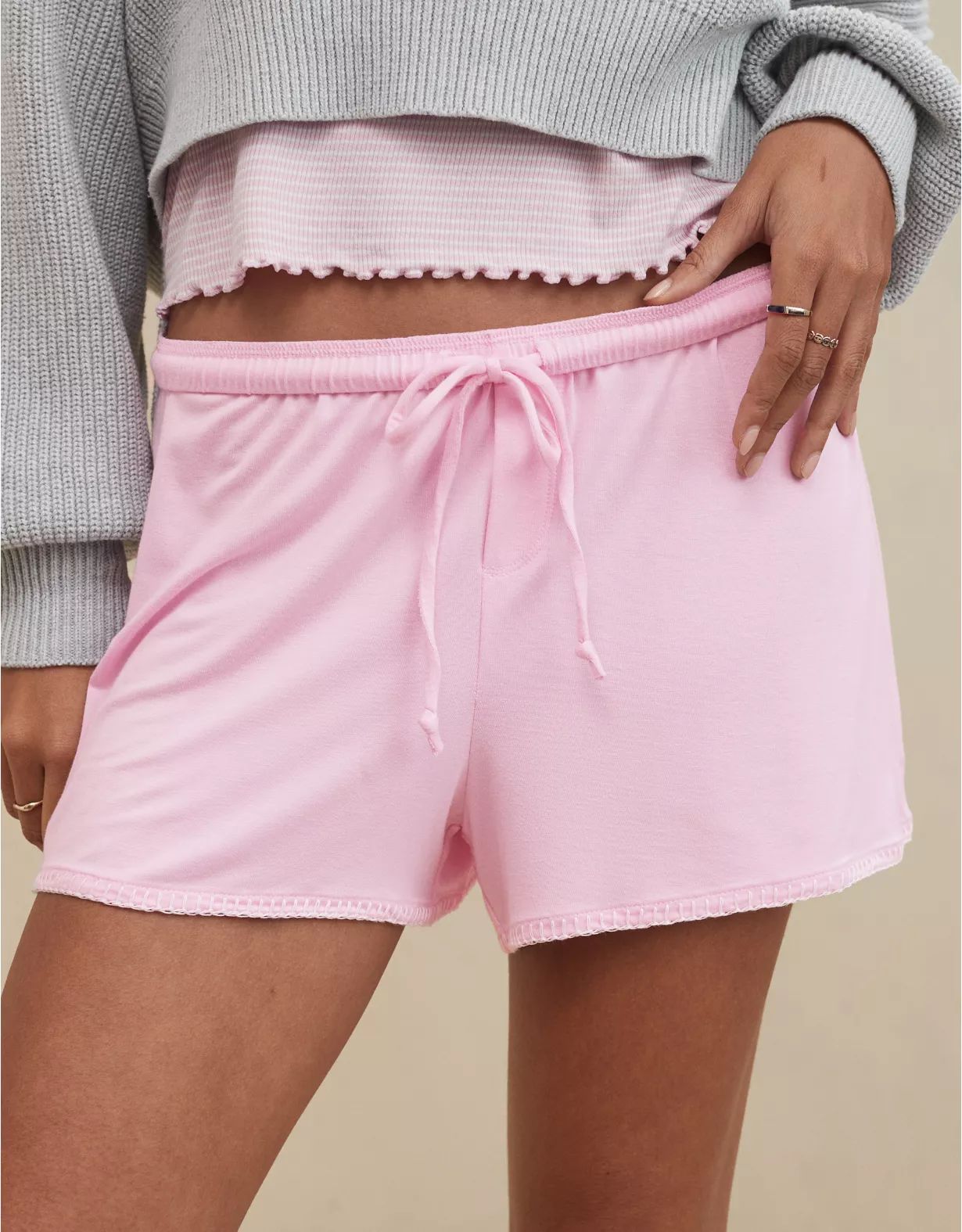 Aerie Real Soft® Blanket Stitch Boxer | Aerie