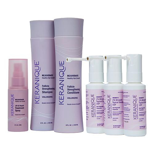 Keranique 90-Day Hair Regrowth Volumizing Kit | HSN