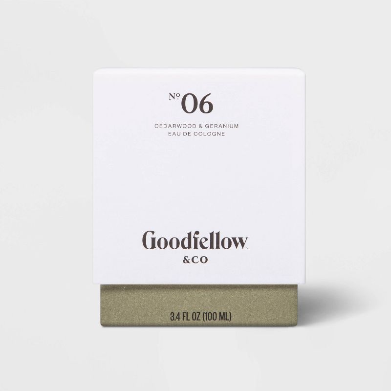 No.6 Cedarwood & Geranium Men's Cologne - 3.4 fl oz - Goodfellow & Co™ | Target