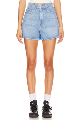 MOTHER High Waisted Savory Short Short in All You Can Eat from Revolve.com | Revolve Clothing (Global)