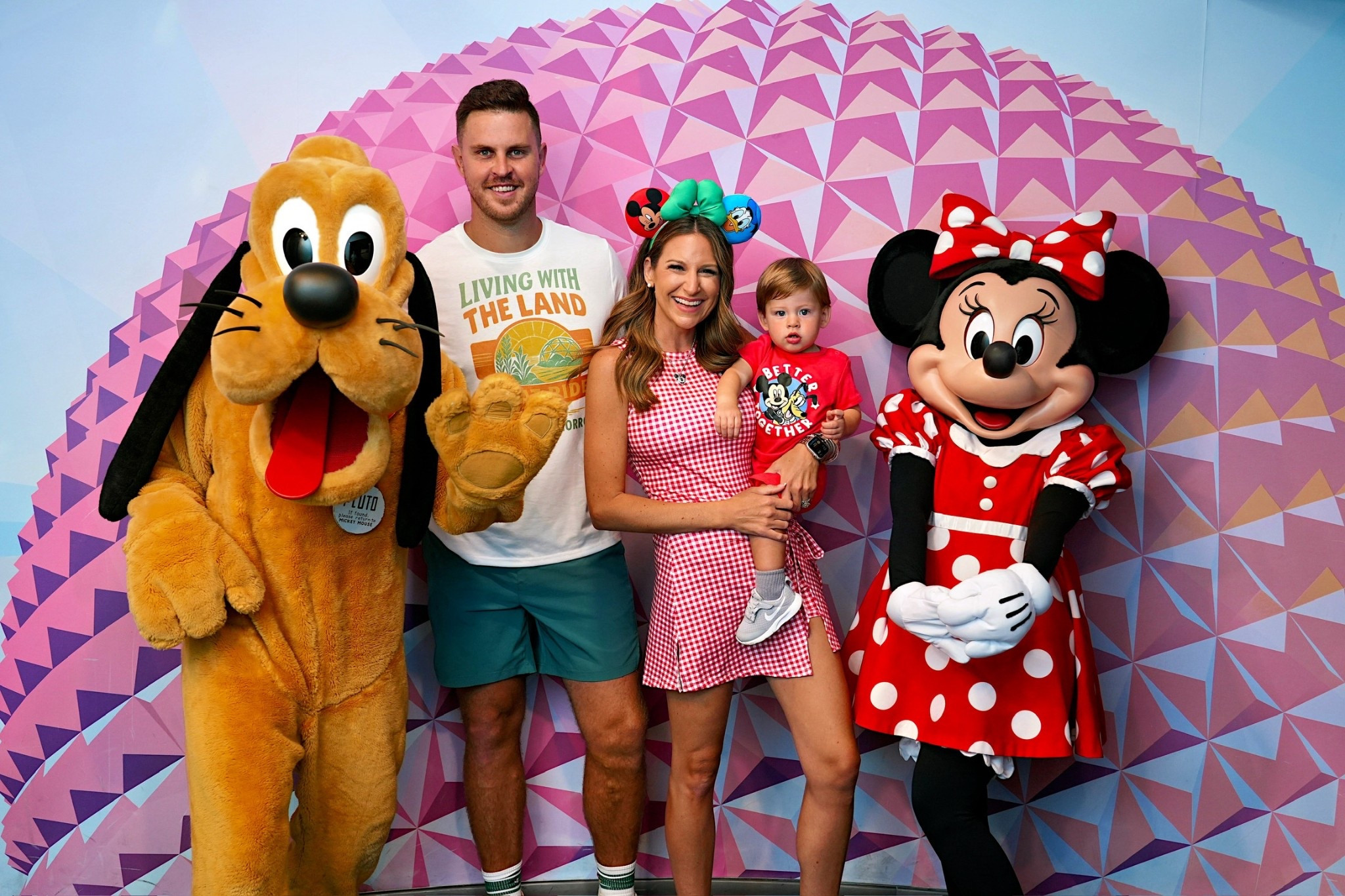 Family Disney park day ootds! I’m in a medium romper, Mickey necklace, Etsy ears and accessories - fits tts. 

#LTKMens #LTKootd #LTKKids