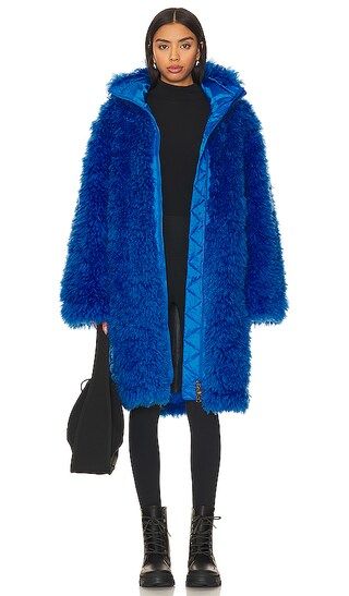 Teddy Jacket in Electric Blue | Revolve Clothing (Global)