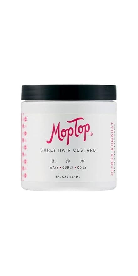 MopTop Curly Hair Custard Gel for Fine, Thick, Wavy, Curly & Kinky-Coily Natural hair, Anti Frizz... | Amazon (US)