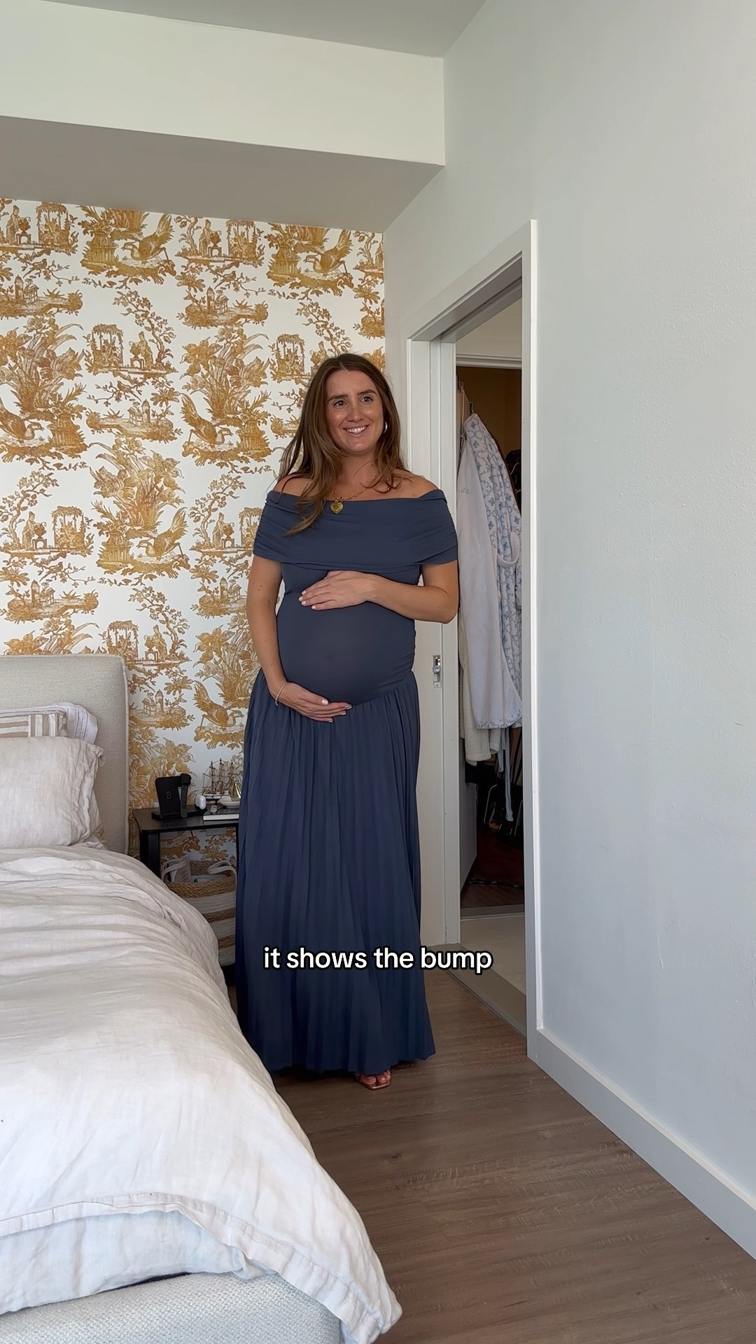 Fit: Order pre-pregnancy size (it’s stretchy).

Navy blue baby shower dress!! Shows off bump beautifully and feels comfy.

#LTKParties #LTKBaby #LTKBump