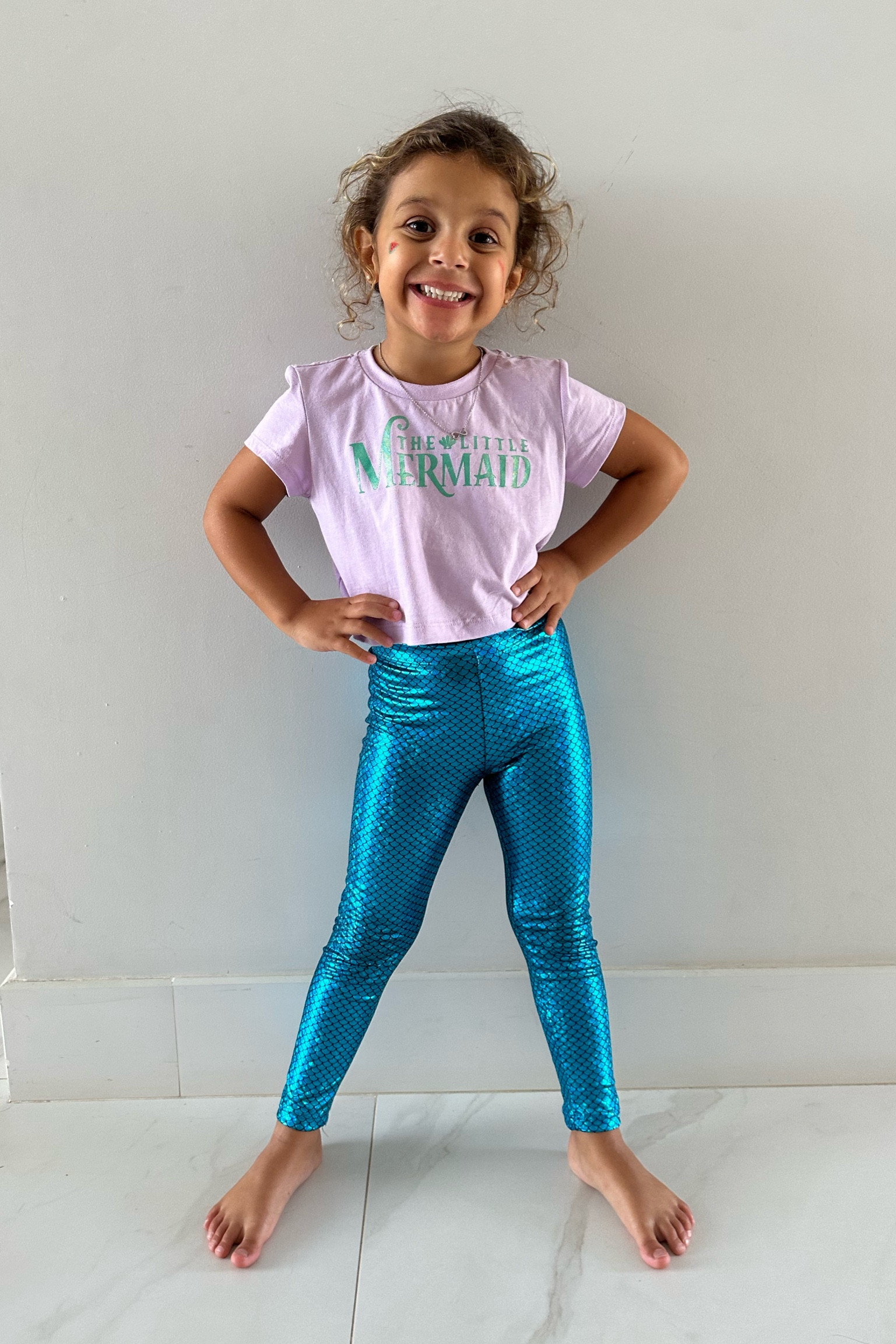 Little girl outlet metallic leggings