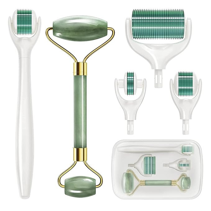 Derma Roller Microneedle Micro Dermaroller: Needle Facial Microneedling Needling Needler Microder... | Amazon (US)