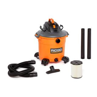 RIDGID 16 Gallon 5.0 Peak HP NXT Wet/Dry Shop Vacuum with Filter, Locking Hose and Accessories HD... | The Home Depot