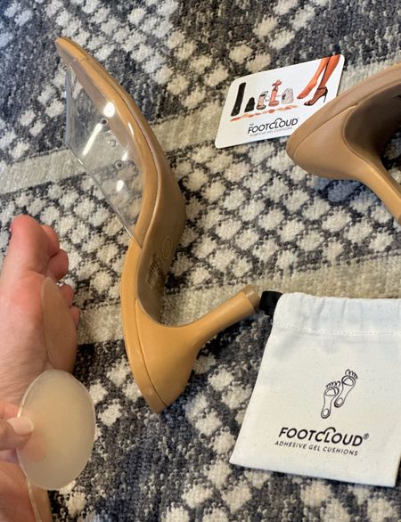 @thefootcloud has silicone adhesive gel cushions for your feet!☁️ 👣  They are so sticky and comfortable to add to your feet with a pair heels. Add these  to any type of shoe to step up your comfort game on a long work or event day… get up to 5 wears! #ad #highheels #springshoes #springheels  #thefootcloud 

#LTKfitness #LTKstyletip #LTKshoecrush