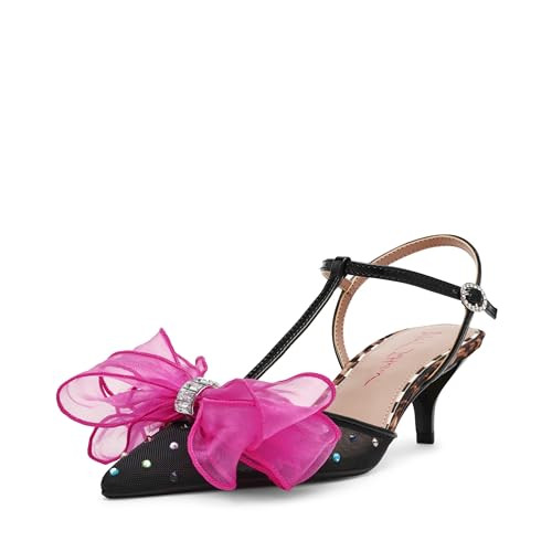 Betsey Johnson Women's Lillyan Pump, Black Multi, 8 | Amazon (US)