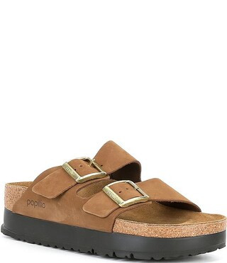 Papillio by Birkenstock Women's Arizona Suede Nubuck Platform Sandals | Dillard's | Dillard's