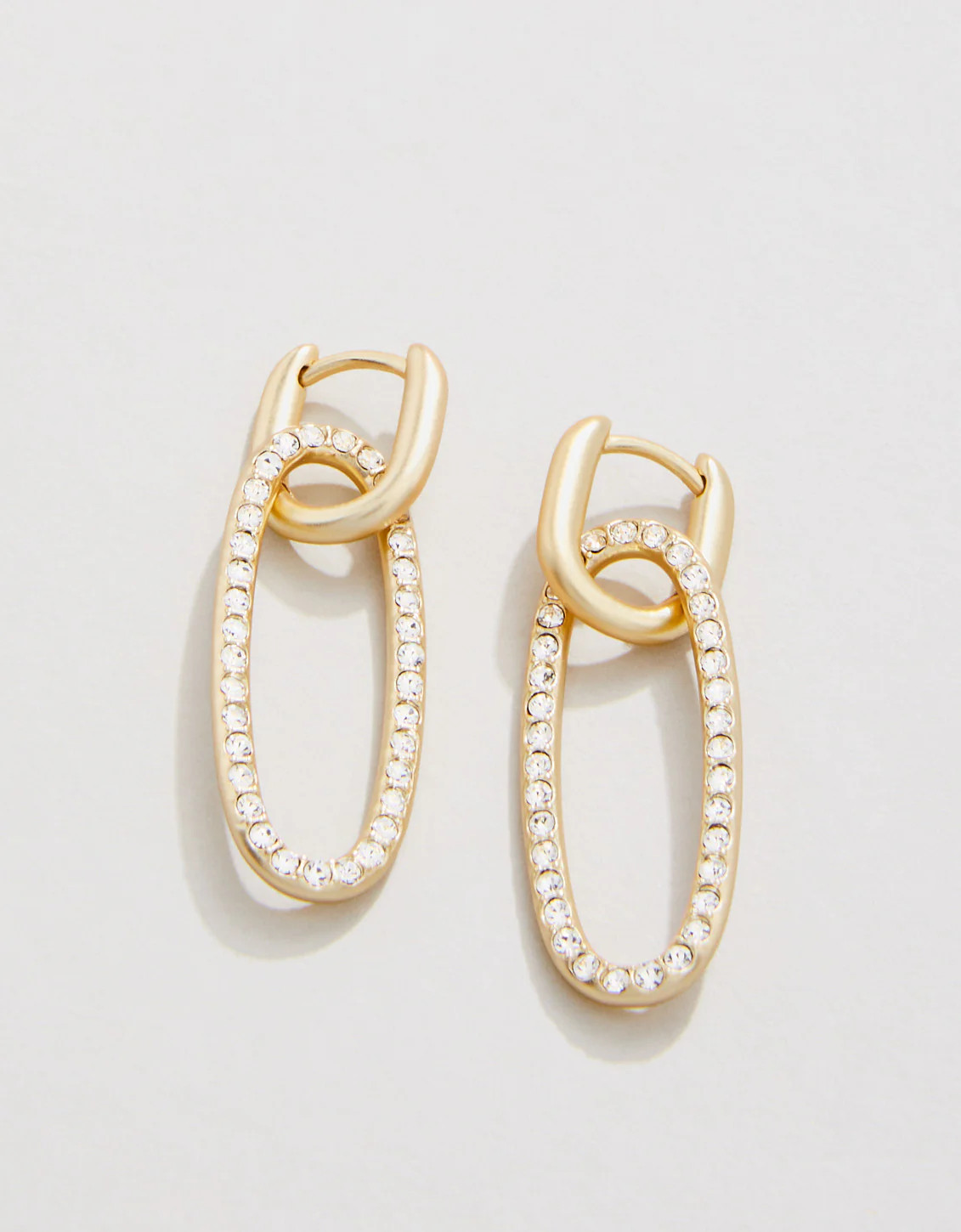 Hudson Convertible Hoop Earrings Crystal | Spartina 449