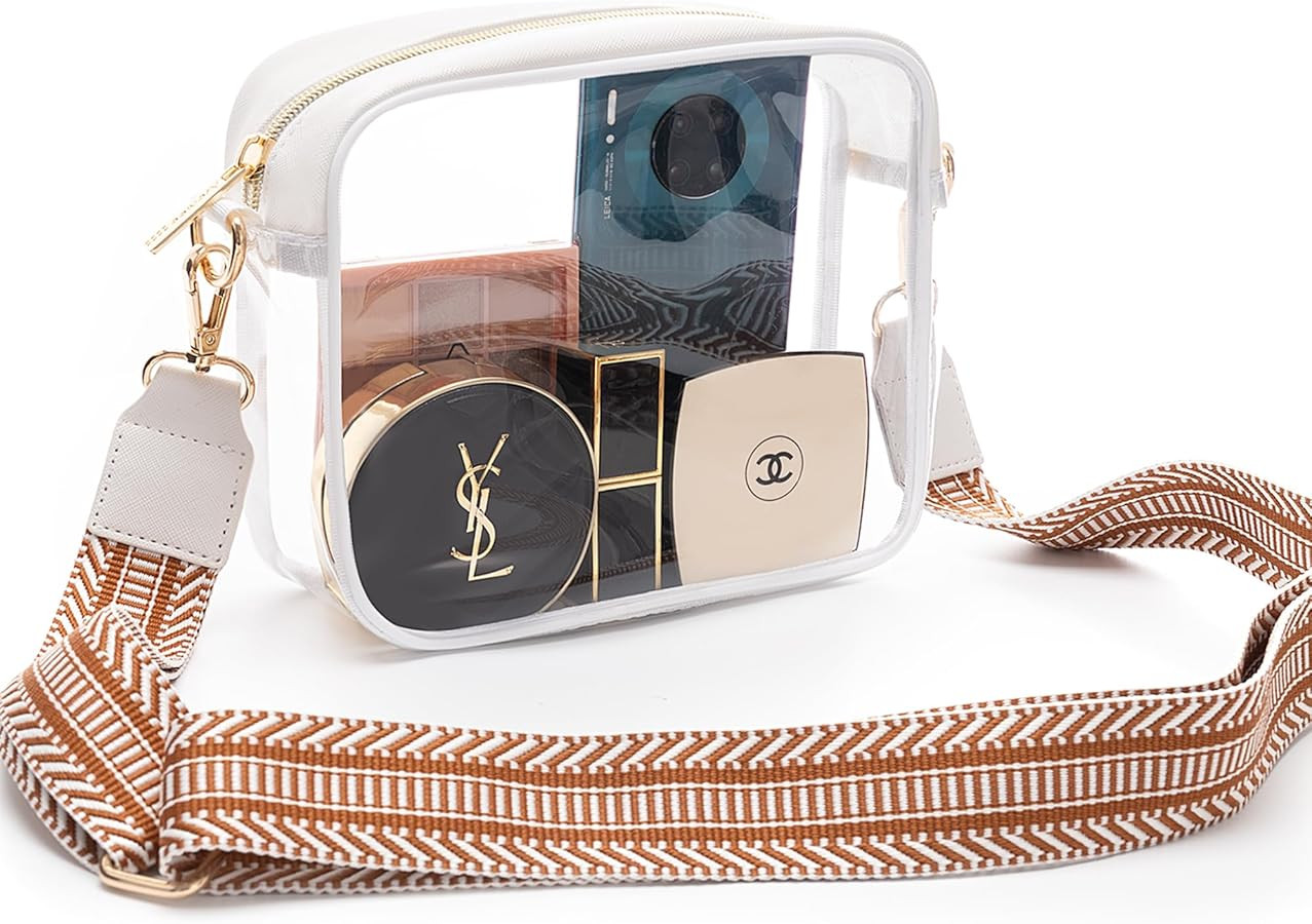 Aveniee Clear Bag Stadium Approved, Clear Purses for Women, Crossbody Bag for Concerts with Adjus... | Amazon (US)