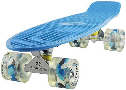 Skateboards Complete 22 Inch Mini Cruiser Retro Skateboard for Kids Boys Youths Beginners | Amazon (US)