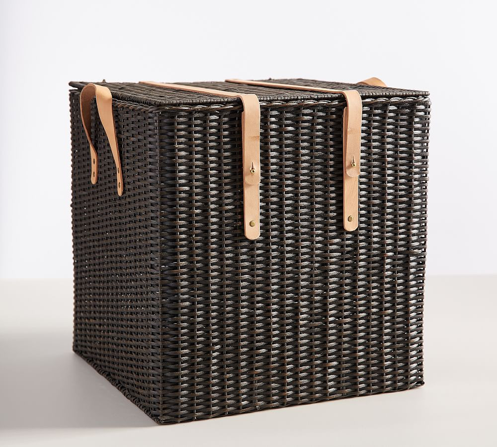 Austin Handwoven Oversized Basket | Pottery Barn (US)