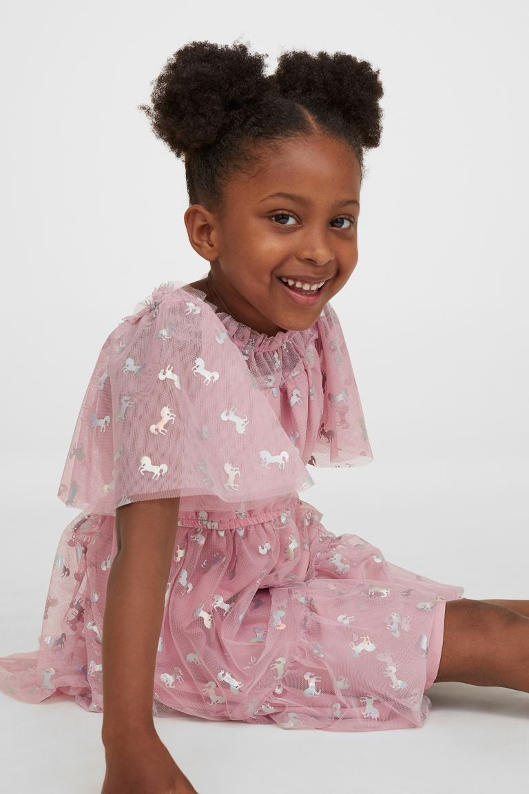 Ruffled Tulle Dress | H&M (US + CA)