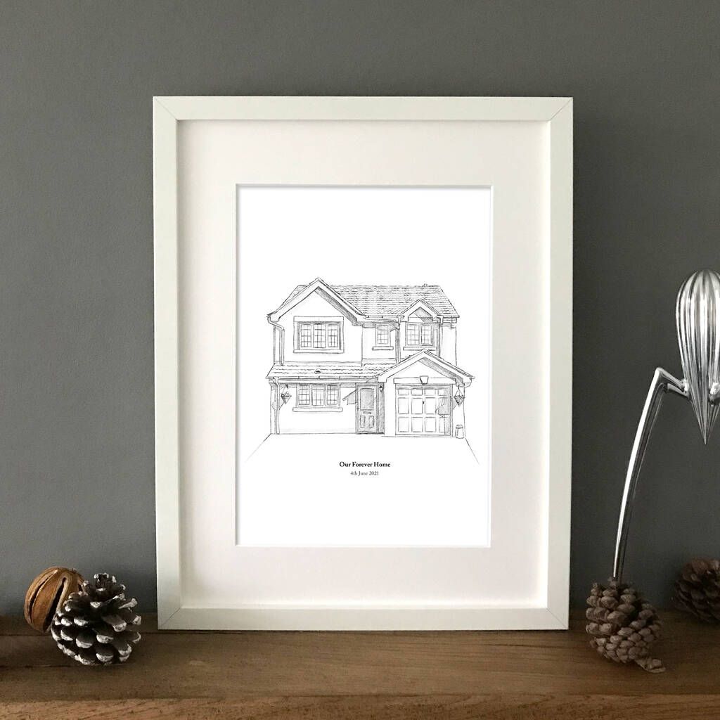 Personalised House Portrait Illustration | Not On The High Street