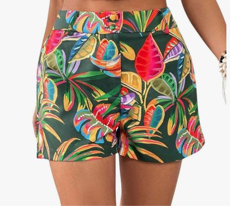 Floral shorts, tropical print shorts 

#LTKover40 #LTKfindsunder100 #LTKfindsunder50