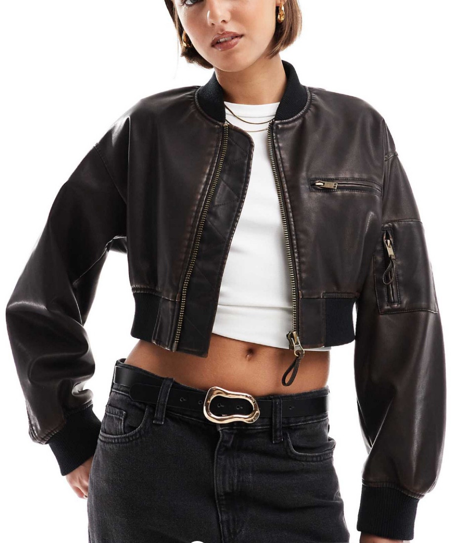Bomber jacket, leather jacket, cropped jacket, biker, autumn jacket 




#LTKautumn #FashionMonth #LTKstyletip