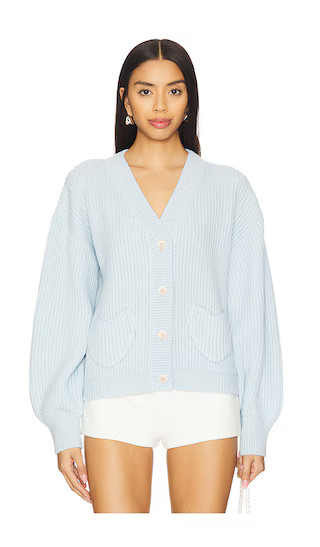 Joelle Cardigan in Sky Blue | Revolve Clothing (Global)