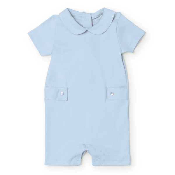 Henry Boys' Pima Cotton Shortall - Light Blue | Lila and Hayes