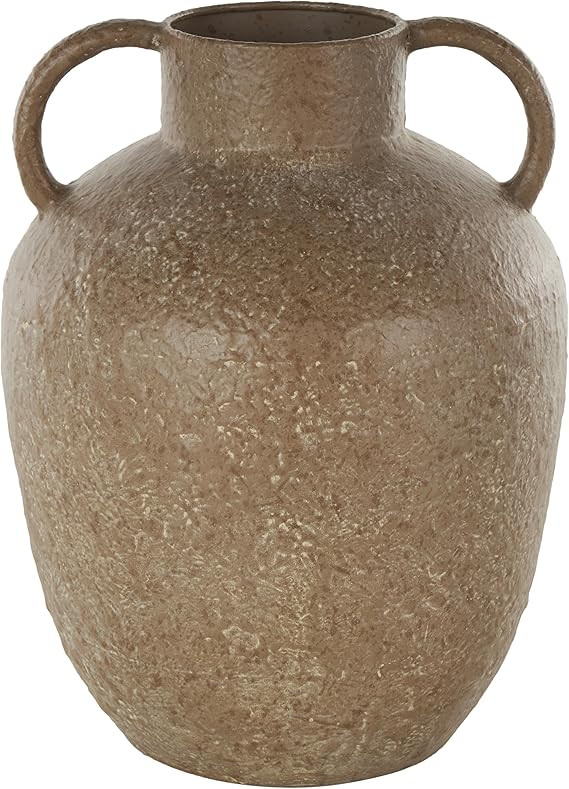 Deco 79 Metal Decorative Vase Antique Inspired Centerpiece Vase with Handles, Flower Vase for Hom... | Amazon (US)