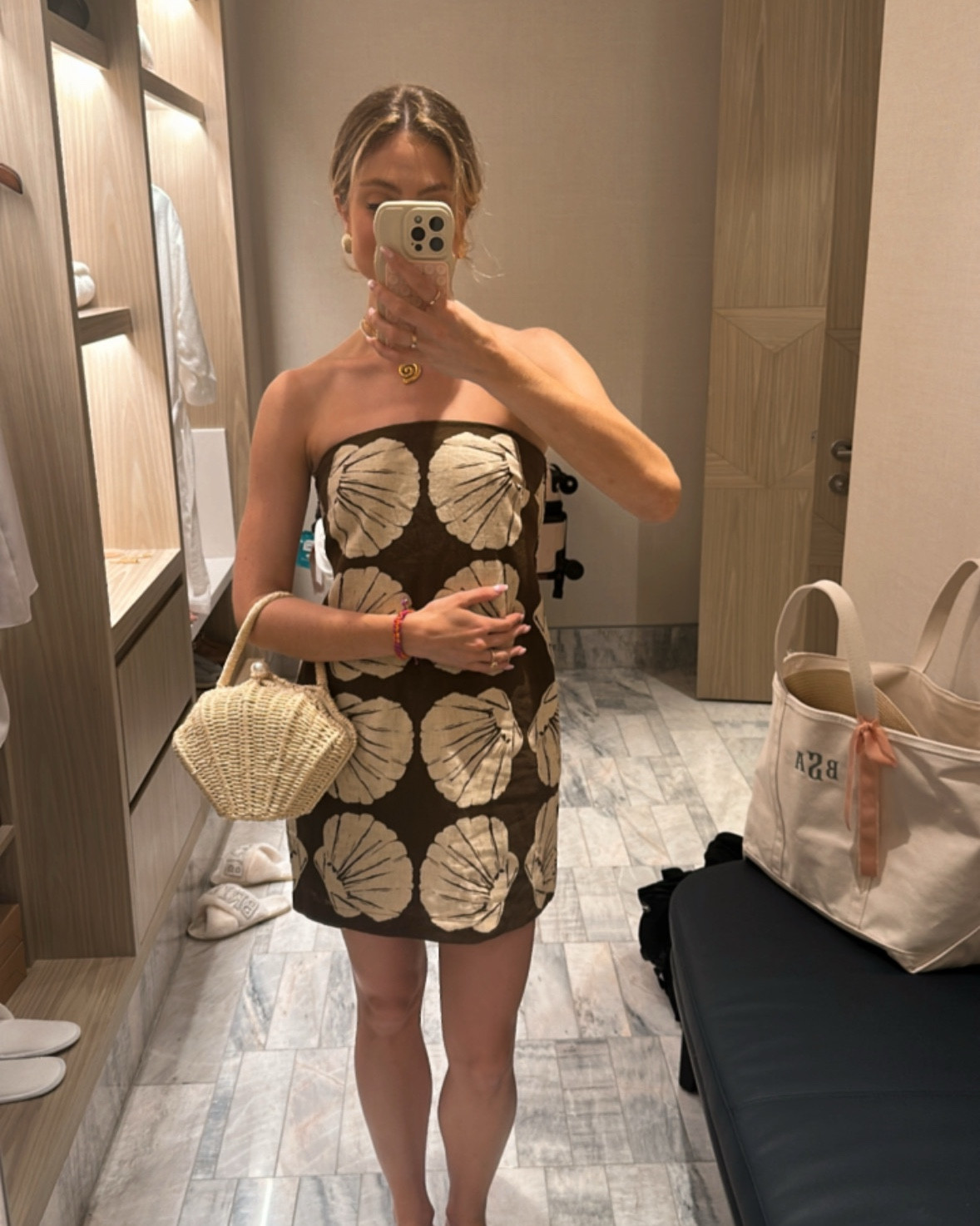 Obsessed with this print! Easiest summer dress for your next vacay! Comes with shorts connected and detachable straps - Wearing an XS

#LTKTravel #LTKFindsUnder100 #LTKSummerEdit