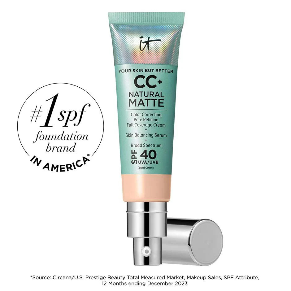 CC+ Cream Natural Matte Foundation SPF 40 | IT Cosmetics | IT Cosmetics (US)