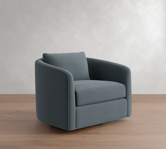 Remmy Swivel Chair | Pottery Barn (US)
