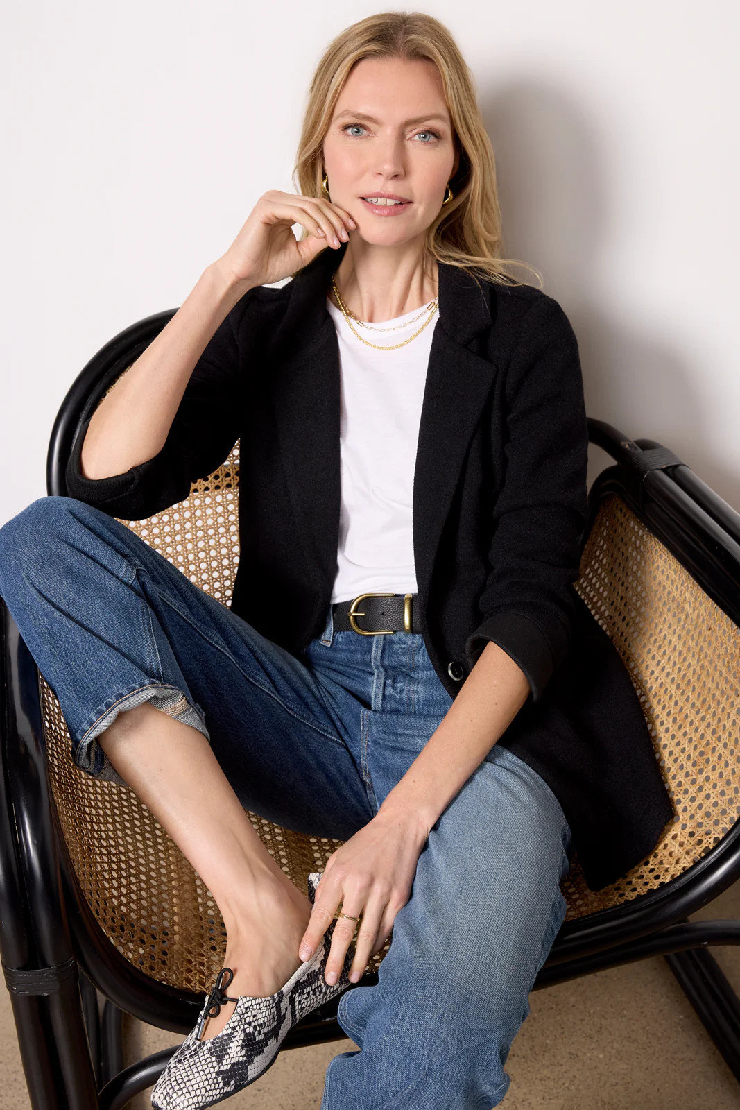 Ava Textured Blazer | Evereve