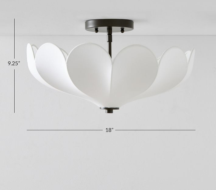 Chris Loves Julia Parasol Semi-Flush Mount | Pottery Barn Kids