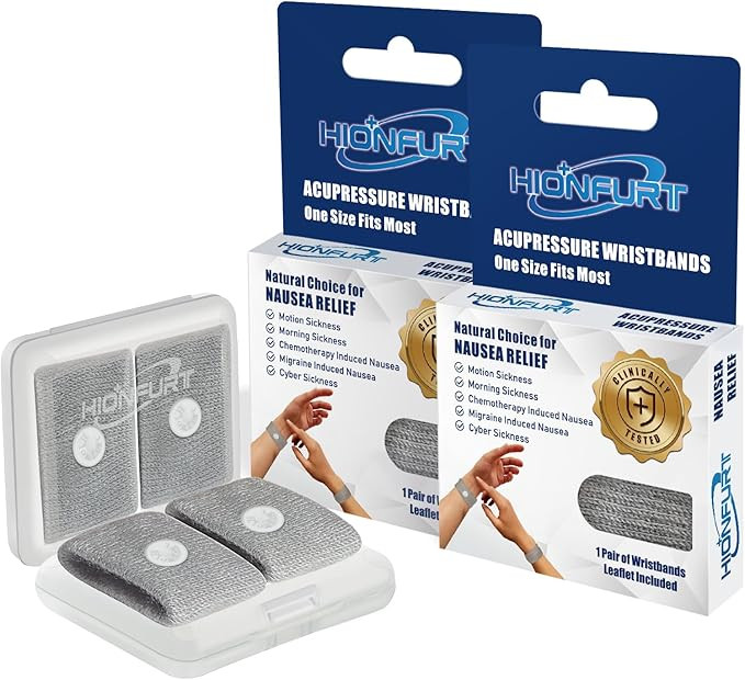 Motion Sickness Bands Anti Nausea Wristband for Adult and Kids Morning Sickness Relief for Pregna... | Amazon (US)