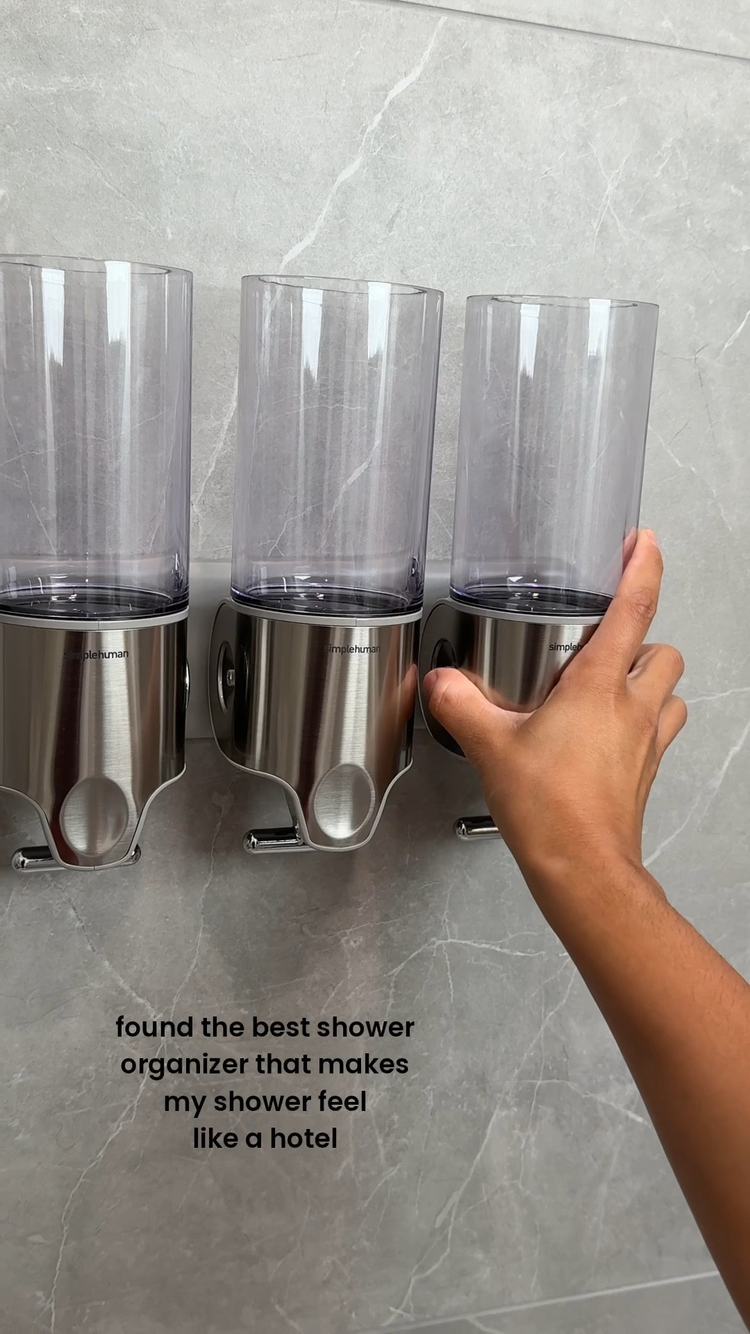 the perfect shower organizer for body wash, shampoo & conditioner! the perfect gift for anyone, or to elevate your shower 

#bathroomorganization #bathroomfinds #organization #amazonfinds #restock #organize 