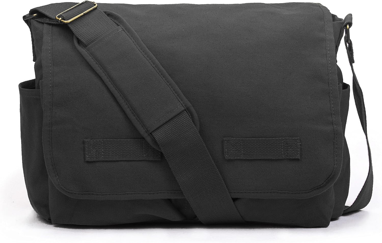 Classic Vintage Messenger Bag - Original Heavyweight Cotton Canvas Shoulder Bag with Upgraded Features | Amazon (US)