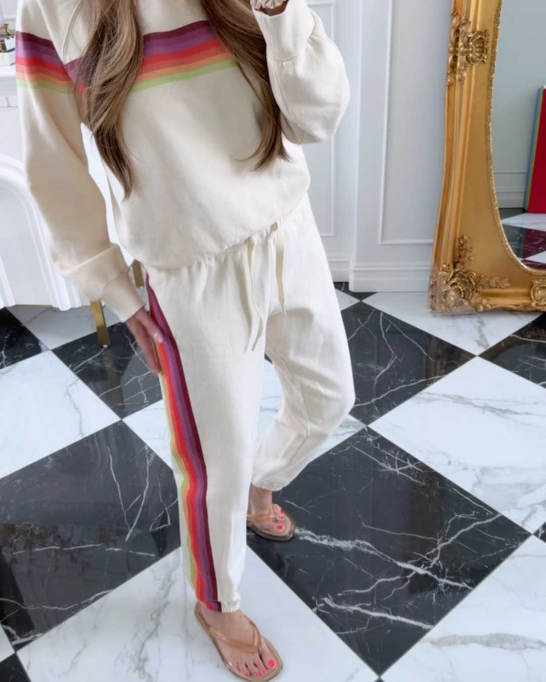 Small in this set! I got this for post baby and just saw it’s part of #nsale — highly recommend.  Amazing quality but not as pricey as aviator nation! Def a good Nordstrom anniversary sale find  

#LTKootd #LTKmomlife #LTKSaleAlert