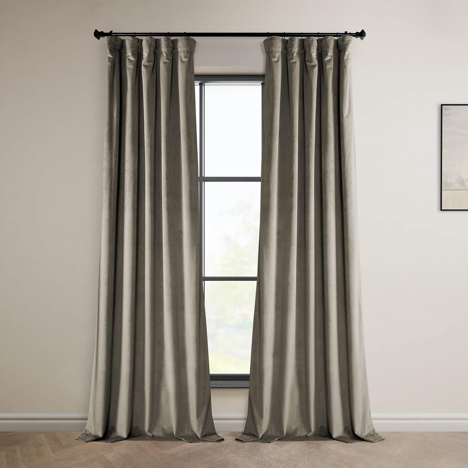 HPD Half Price Drapes Heritage Plush Velvet Curtains 96 Inches Long Room Darkening Curtains for B... | Amazon (US)