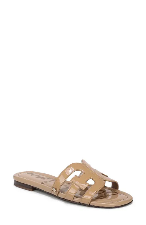 Sam Edelman Bay Cutout Slide Sandal in Almond at Nordstrom, Size 9.5 | Nordstrom