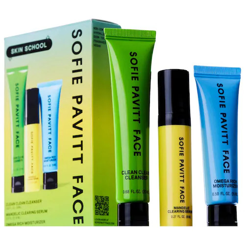The Skin School Set: Cleanse, Treat & Hydrate Minis for Clearer Skin | Sephora (US)