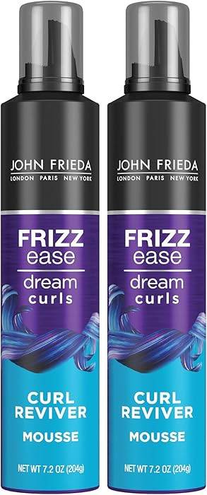 John Frieda Anti Frizz, Frizz Ease Dream Curls Curl Reviver Mousse, Enhances and Moisturizes Natu... | Amazon (US)