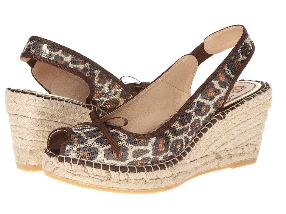 Vidorreta Jewel (Leopard) Women's Wedge Shoes | Zappos